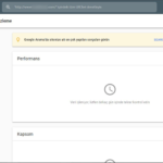 Google Search Console Anasayfa
