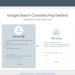 Google Search Console'a Mülk Ekleme