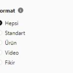 Format Filtresi