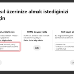 Pinterest Doğrulama Html Etiketi