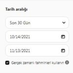 Pinterest Tarih Filtresi