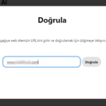 Pinterest Web Site Doğrulama