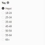 Yaş Filtresi